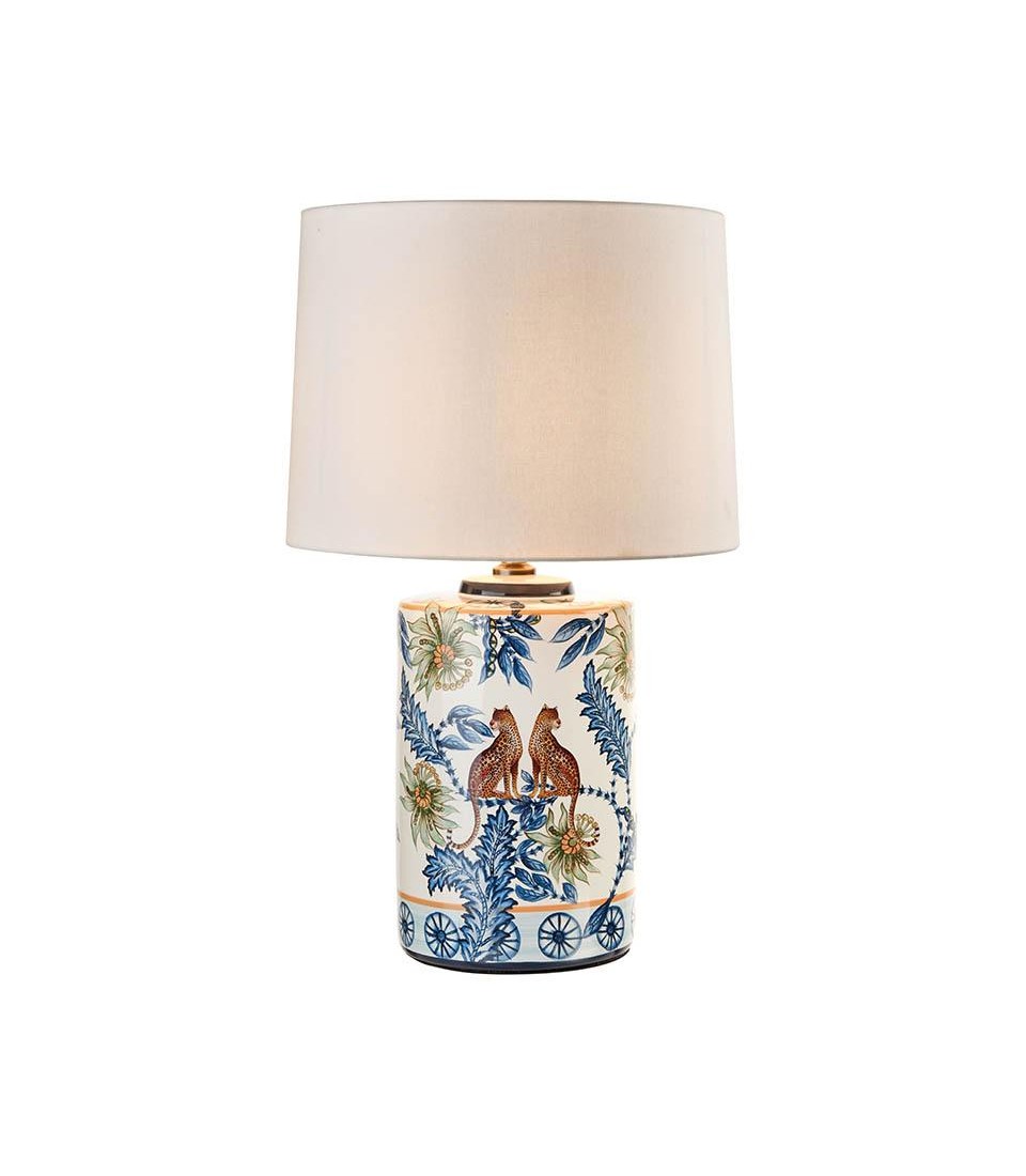 Lampada animalier in porcellana L'Oca Nera