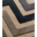 Tappeto con decoro a rilievo 200x300cm L'Oca Nera