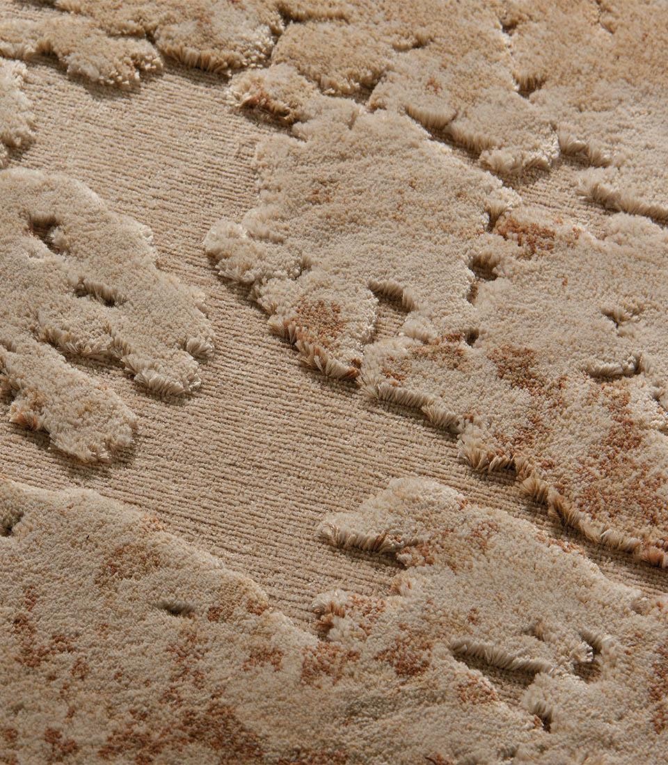 Tappeto con decoro a rilievo 160x230cm L'Oca Nera