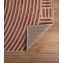 Tappeto con decoro a rilievo in lana 230cm L'Oca Nera