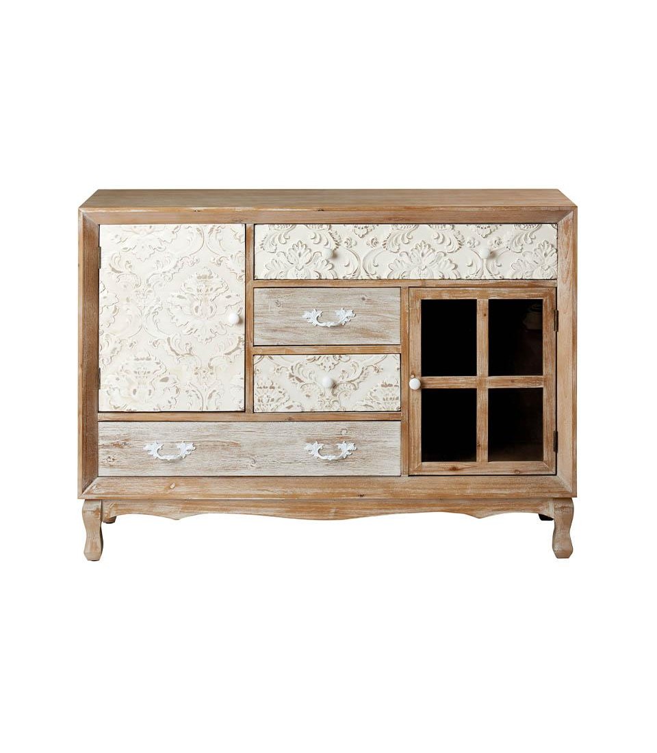 Mobile country in legno con cassetti L'Oca Nera