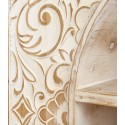 Camino decorativo con mensole country in legno L'Oca Nera