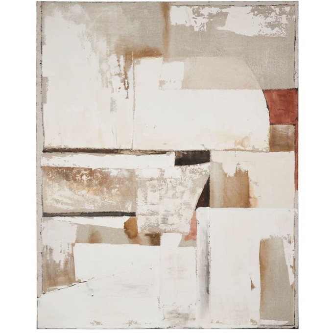 Quadro astratto country 120x150cm L'Oca Nera