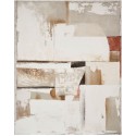 Quadro astratto country 120x150cm L'Oca Nera