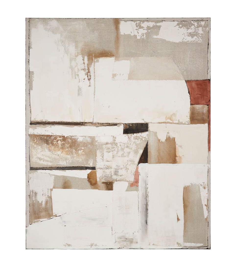 Quadro astratto country 120x150cm L'Oca Nera