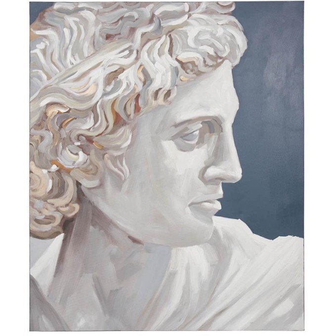 Quadro busto greco 100x120cm L'Oca Nera