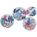 Piatti Decorativi Da Parete Male' - Set 4 Pz