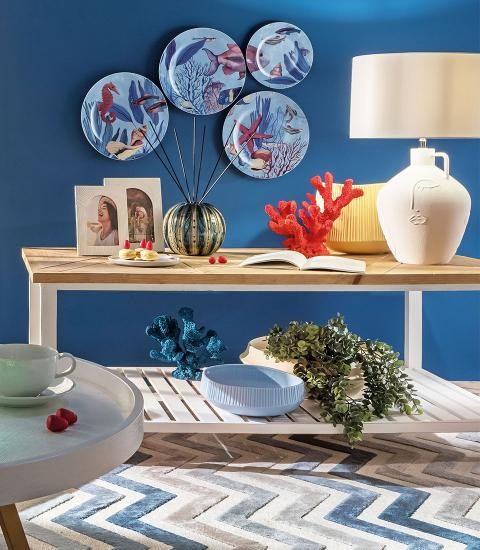 Piatti Decorativi Da Parete Male' - Set 4 Pz