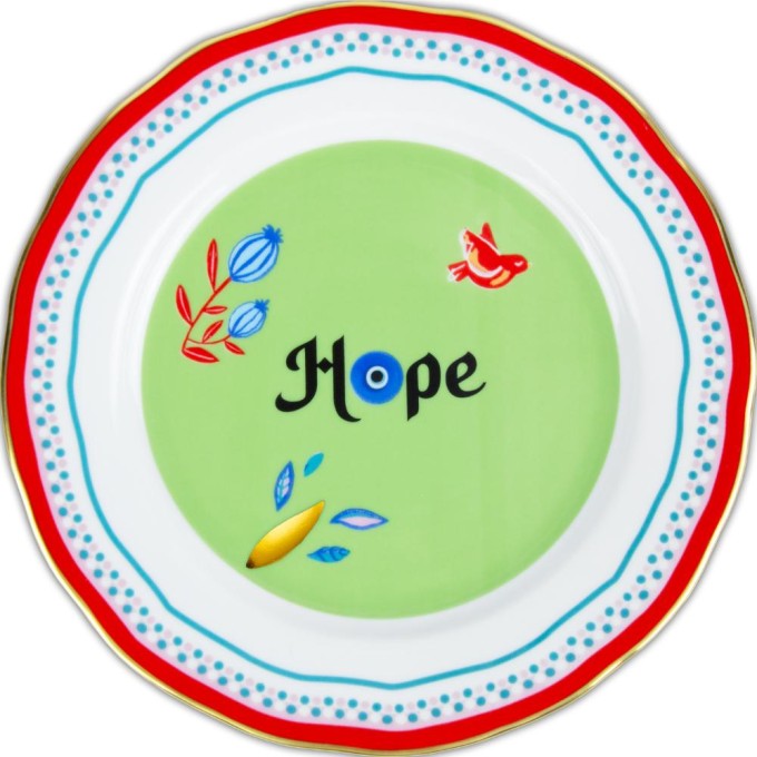 Piatto dolce 22cm hope Baci Milano