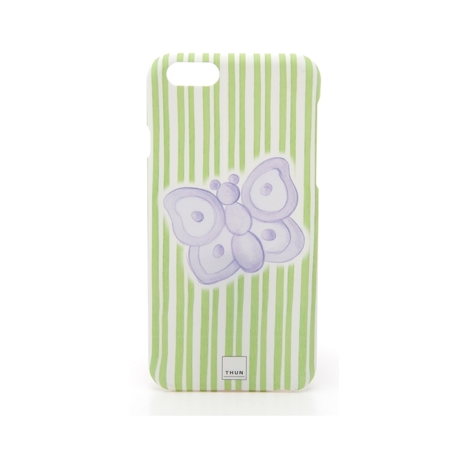 Cover iphone 6 stripes butterfly