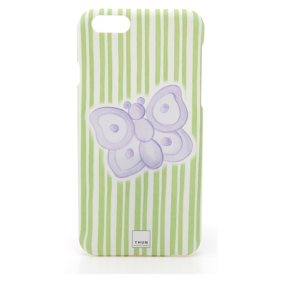 Cover iphone 6 stripes butterfly