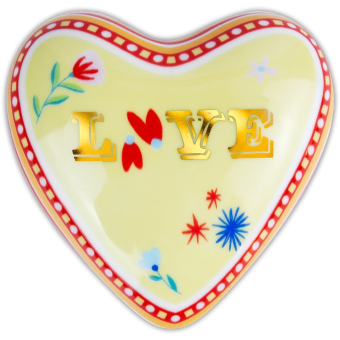 Cuore love 9cm Baci Milano