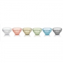 Set 6 contenitori cm 12 tiffany multicolor guzzini