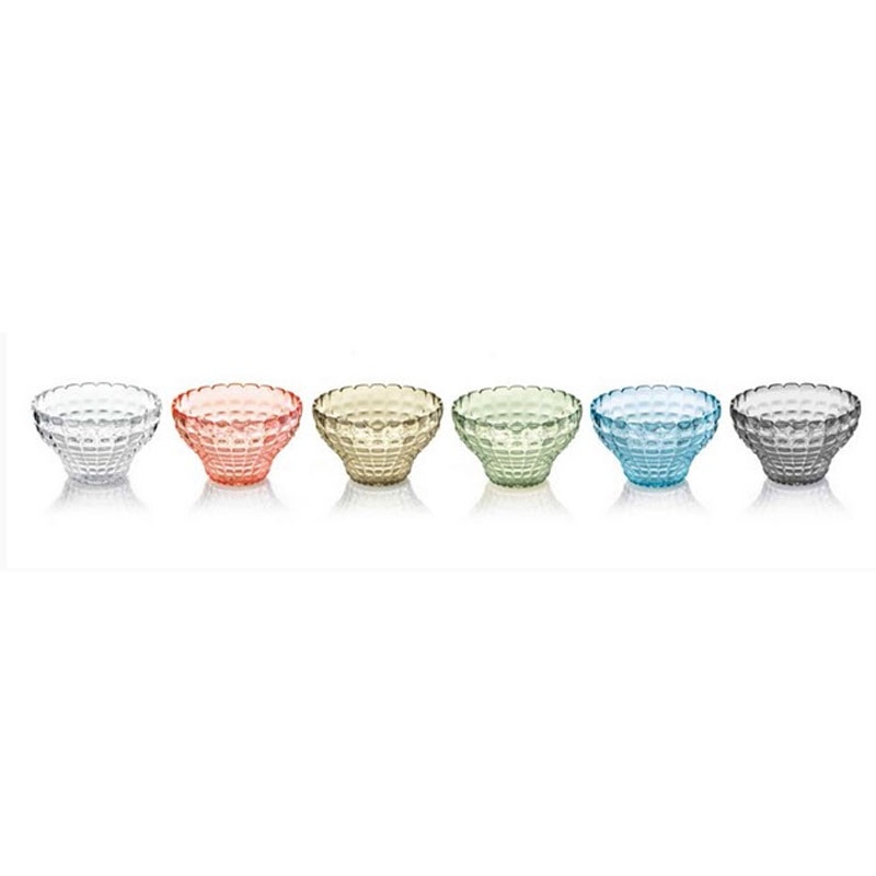 Set 6 contenitori cm 12 tiffany multicolor guzzini