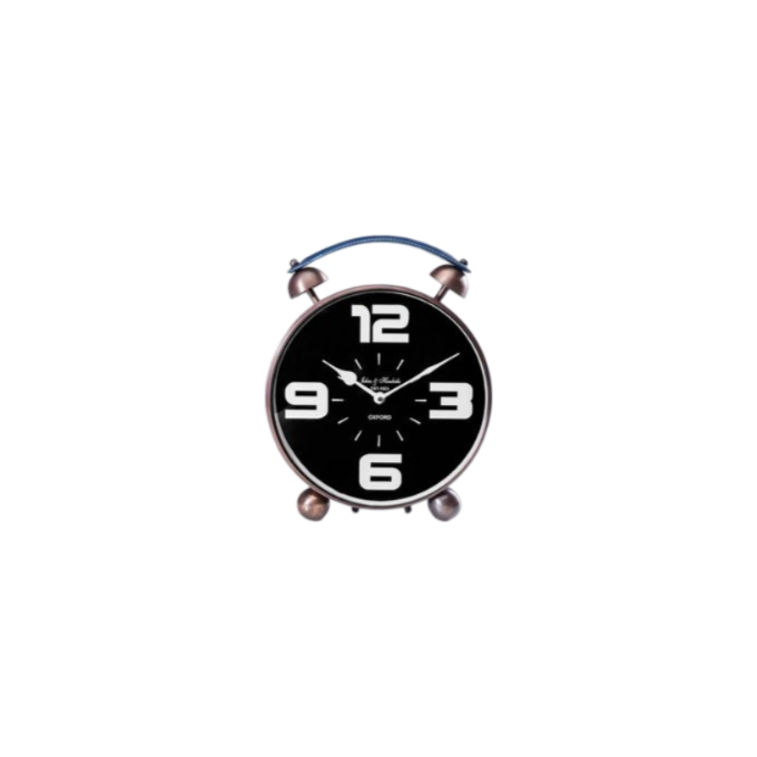 Orologio sveglia in metallo color rame kare design