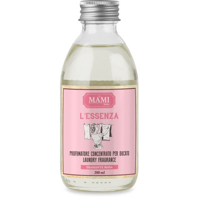 Box Bucato Mami Milano Diamante Rosa: Essenza 200 Ml + Perle + Pochette