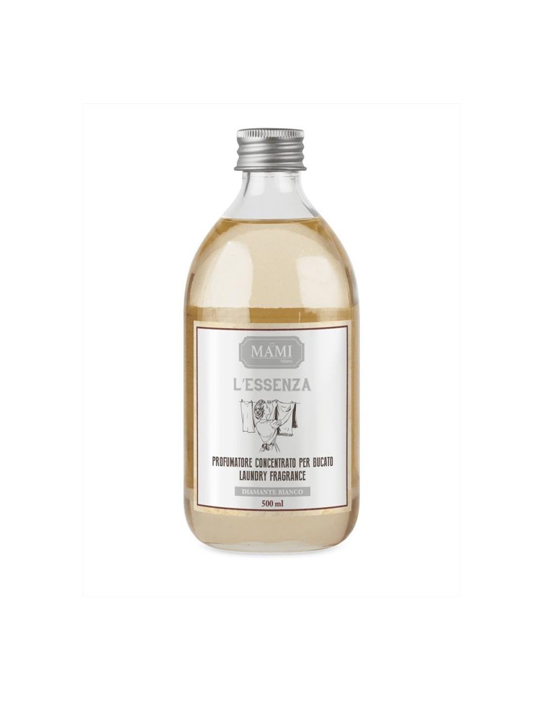Box Bucato Mami Milano Diamante Bianco: Essenza 200 Ml + Perle + Pochette