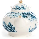 Teiera in porcellana hybrid-smeraldina cm. 15 seletti