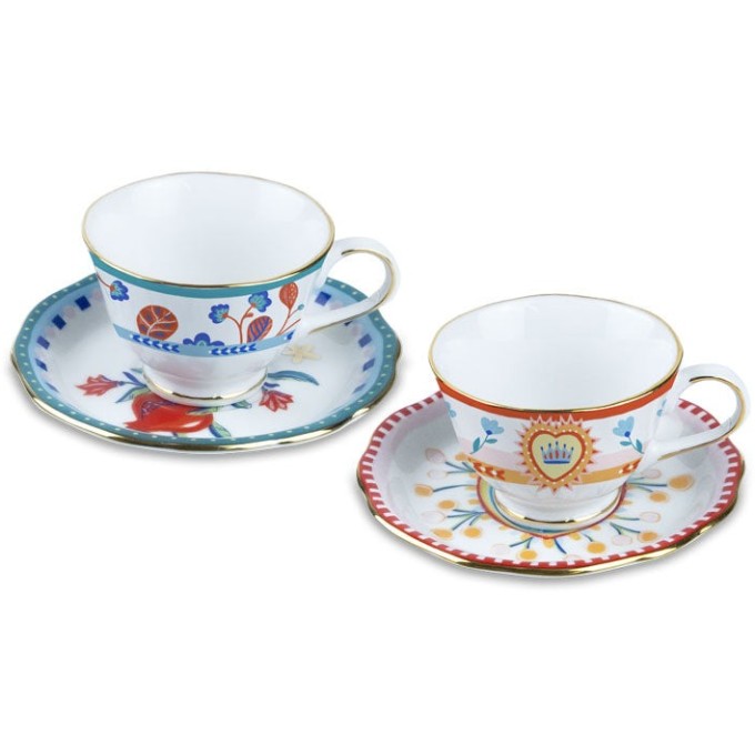 Set 2 tazzine caffè Mamma Mia Baci Milano