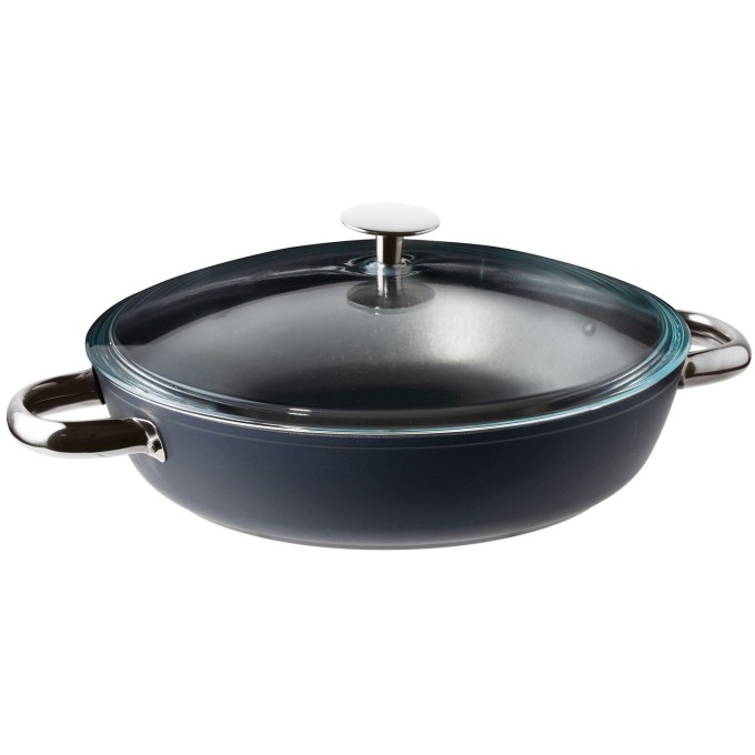 Tegame con coperchio antiaderente 28cm Midnight Blue Sambonet