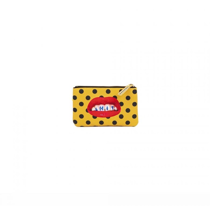 Astuccio In Pu Stampato Toiletpaper Shit Seletti