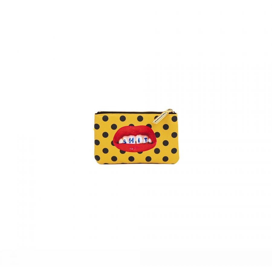 Astuccio In Pu Stampato Toiletpaper Shit Seletti