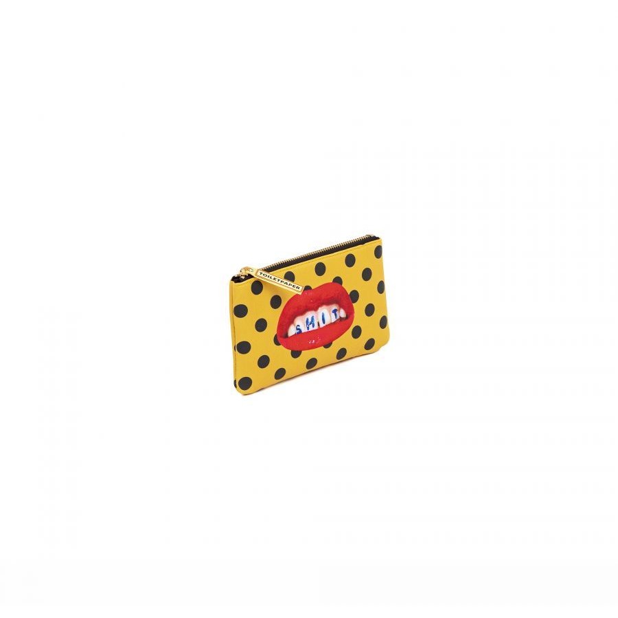 Astuccio In Pu Stampato Toiletpaper Shit Seletti