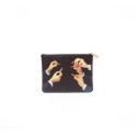 Busta Cosmesi In Pu Stampato Toiletpaper Lipsticks Black Seletti