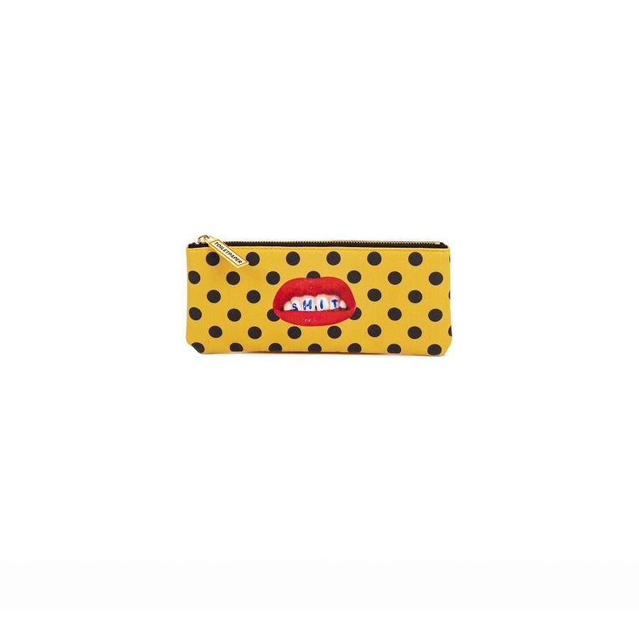 Astuccio In Pu Stampato Toiletpaper Shit Seletti