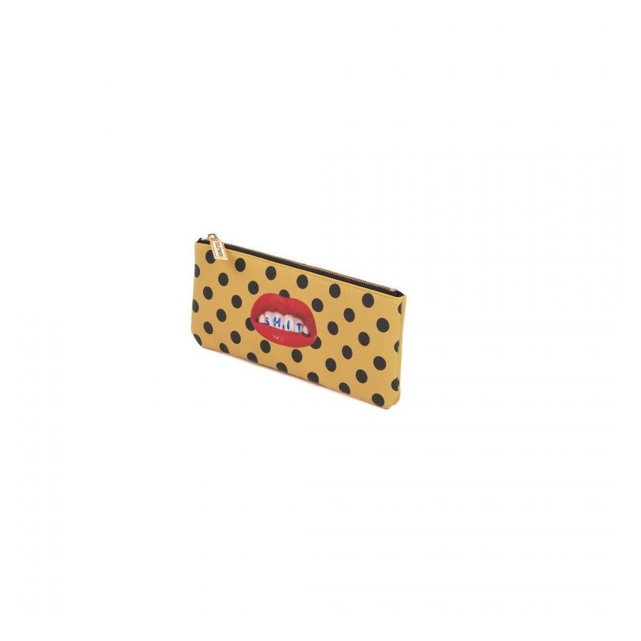 Astuccio In Pu Stampato Toiletpaper Shit Seletti