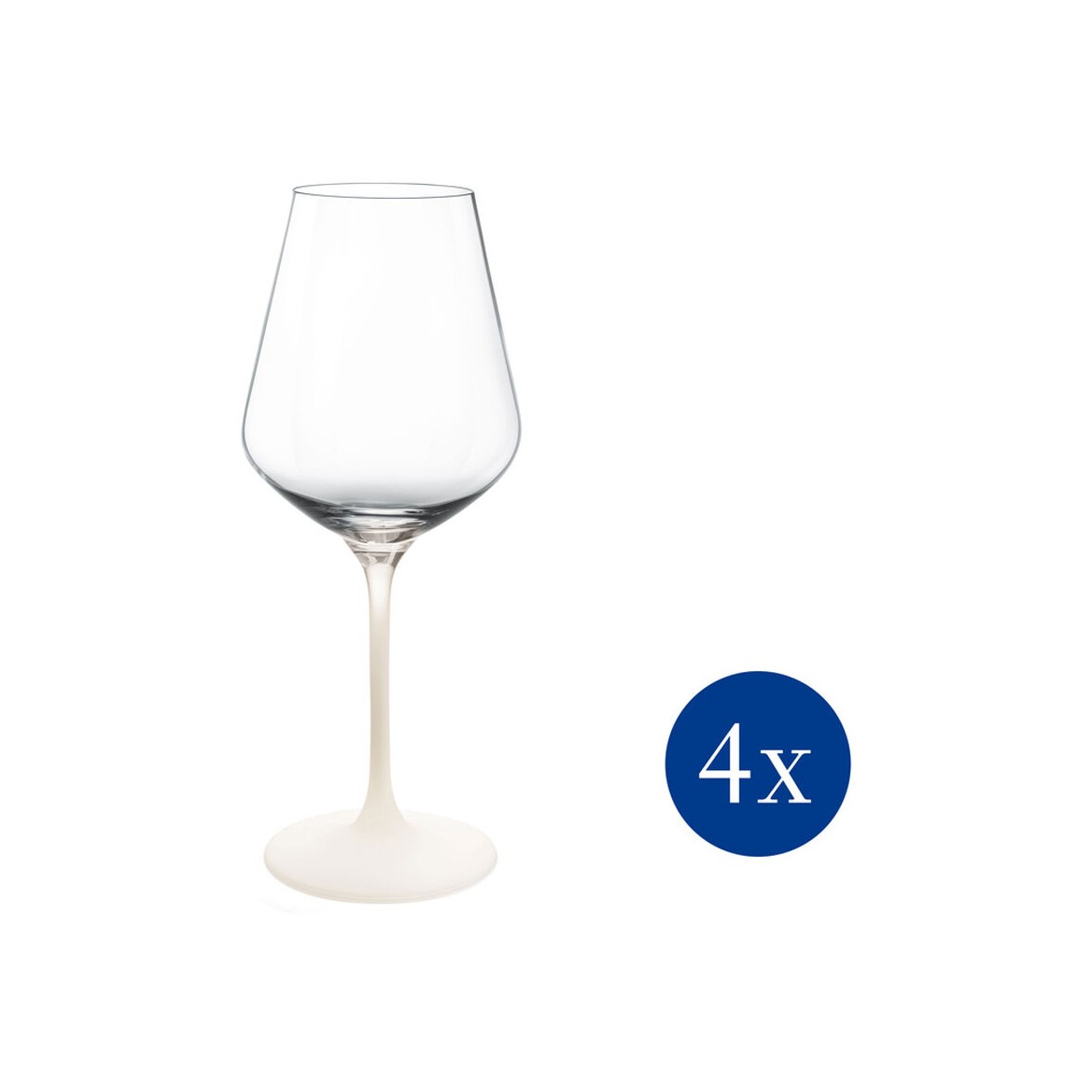 Manufacture Rock blanc calice da vino rosso