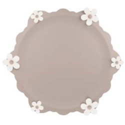 Piatto torta tortora fiori...