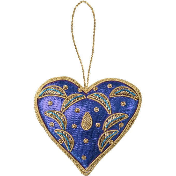 Decorazione ricamata a mano Cuore 3