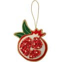 Decorazione ricamata a mano melograno