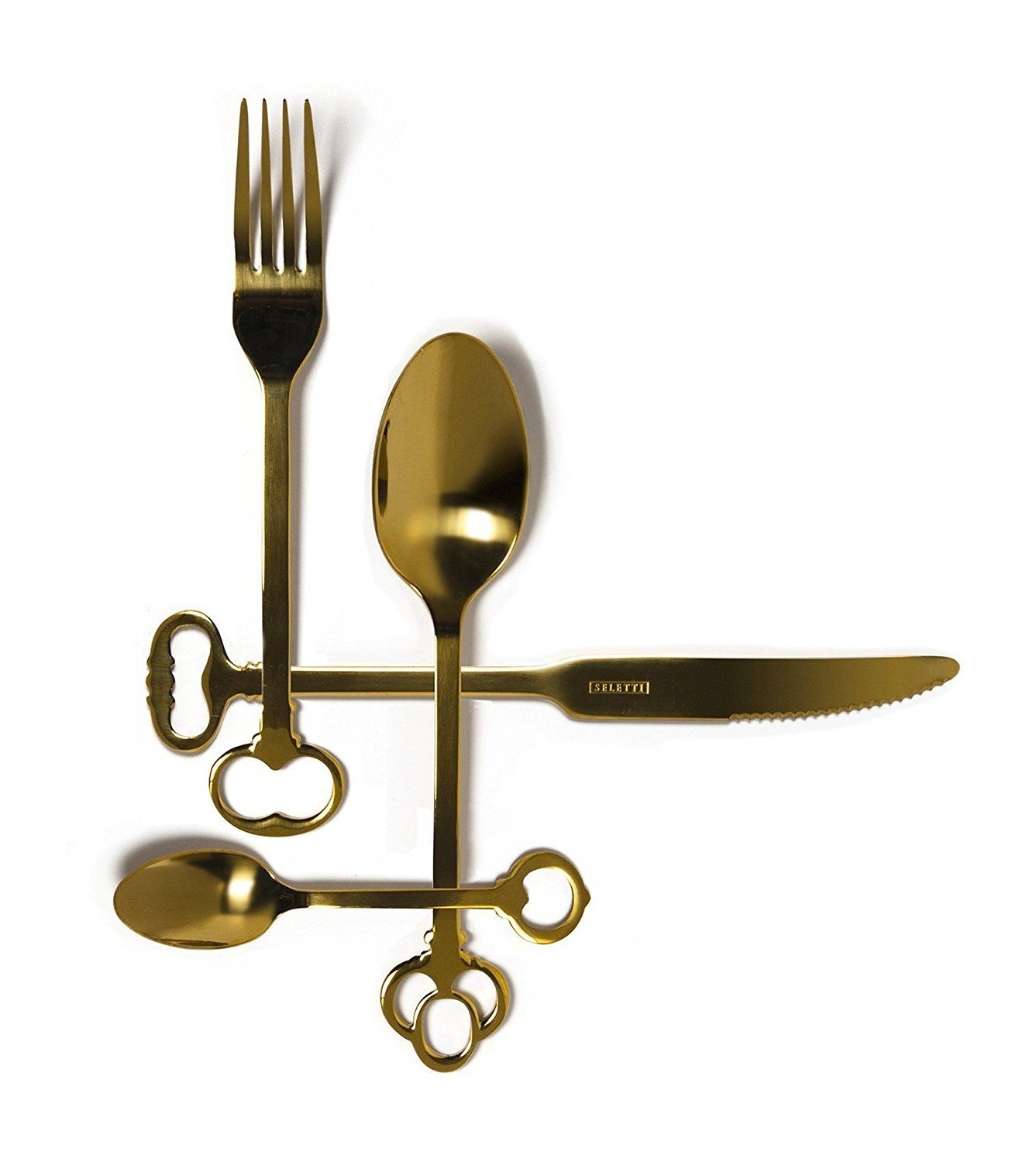 Set 24 Posate Gold-Keytlery