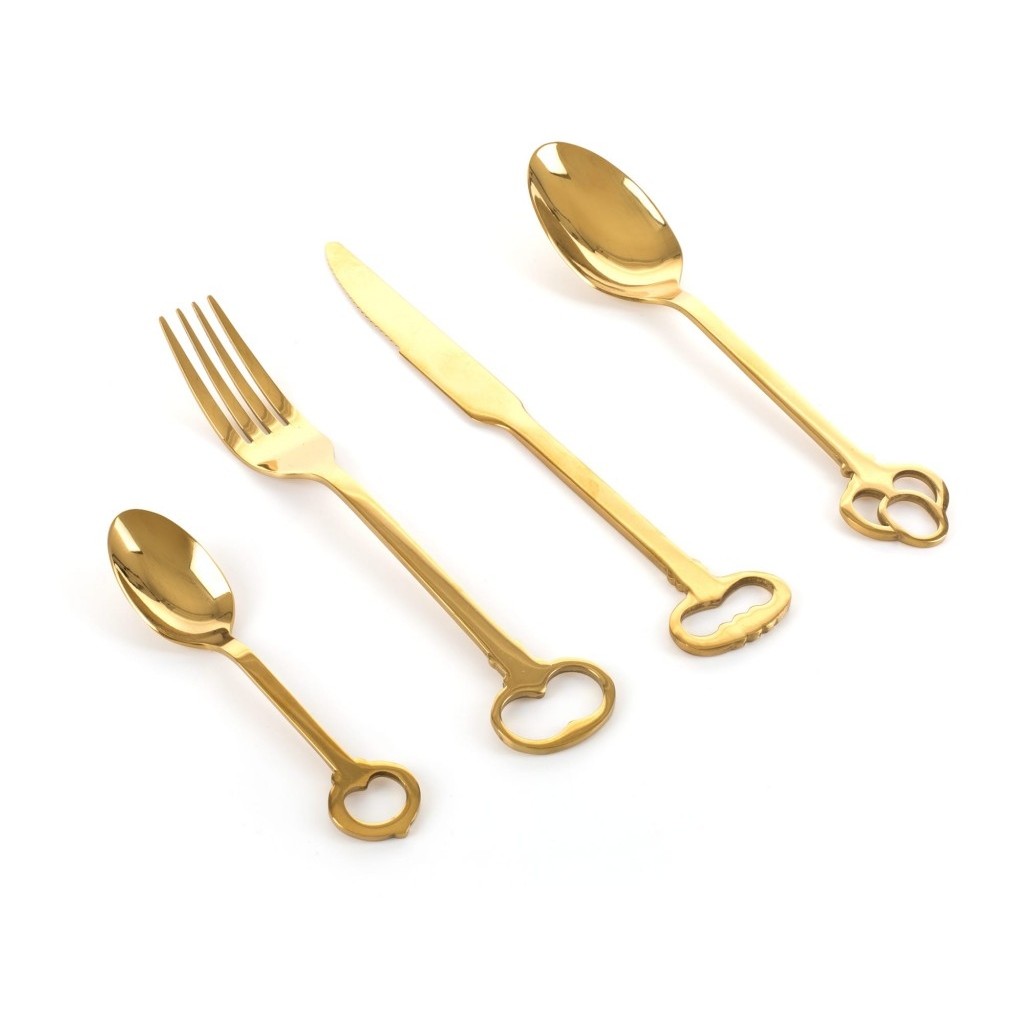 Set 24 Posate Gold-Keytlery