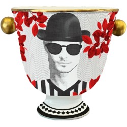 Vaso con manici Mr. Black