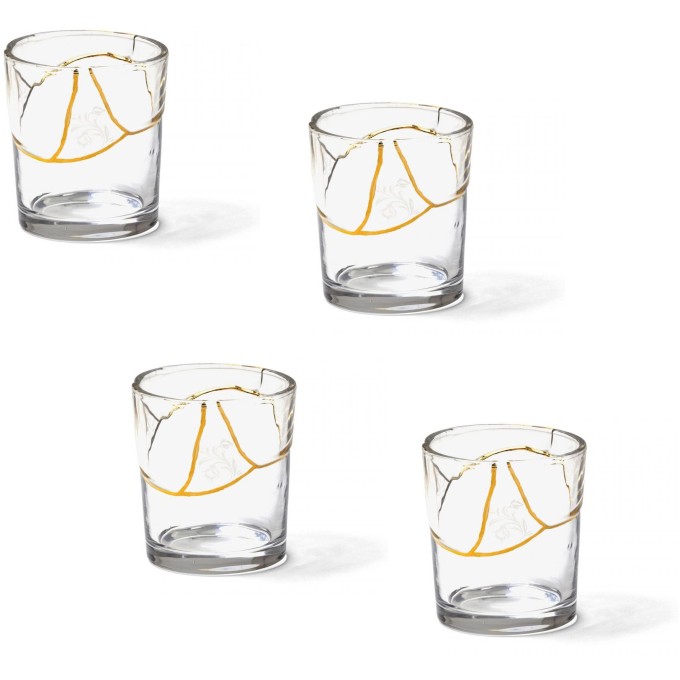 Set 4 Bicchieri Kintsugi -N'3
