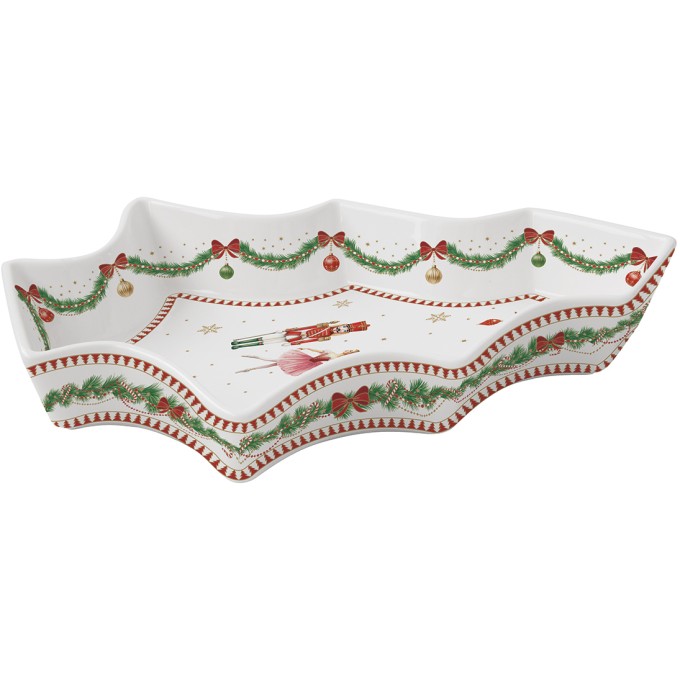 Piatto Forma Abete Di Natale Magie De Noel
