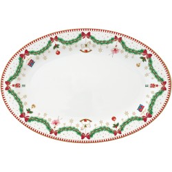 Vassoio Ovale Magie De Noel