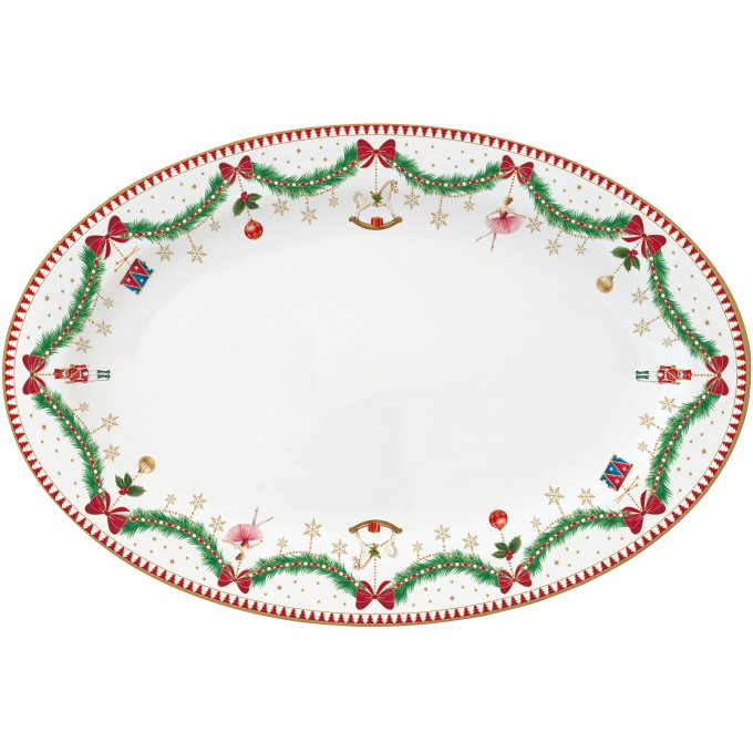 Vassoio Ovale Magie De Noel