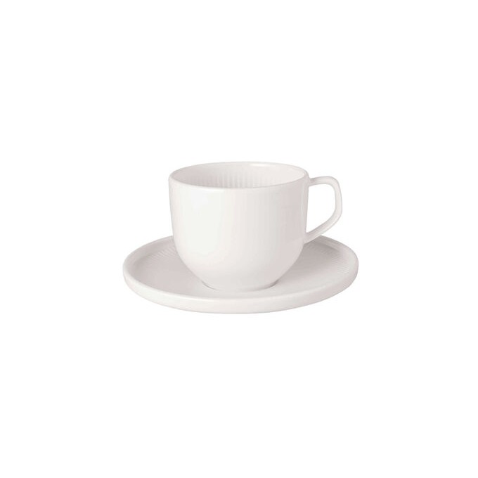 Afina Set 6 tazze caffè con piattino