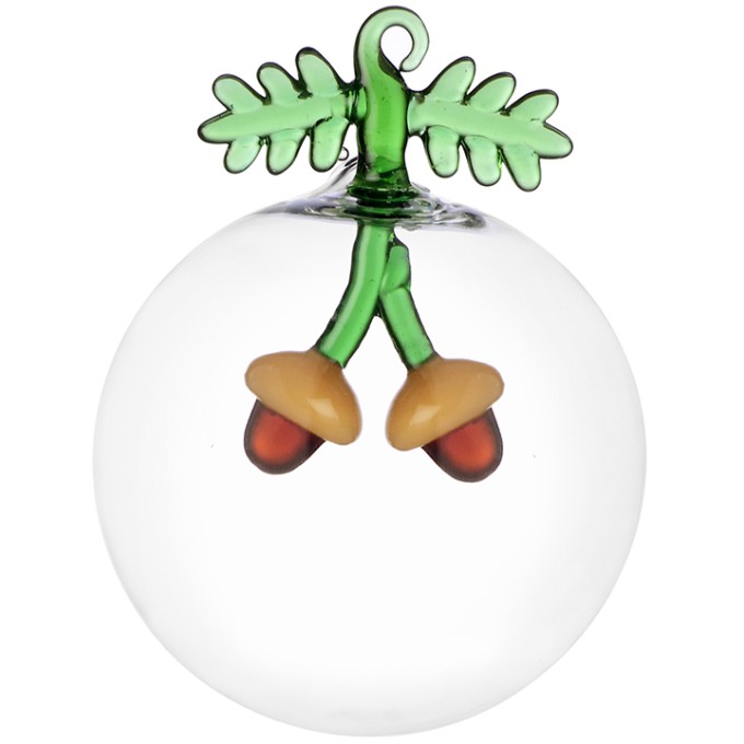 Palla Natale ghiande interno