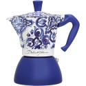 Moka Induction 4 tazze Blu Mediterraneo