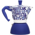 Moka Induction 4 tazze Blu Mediterraneo