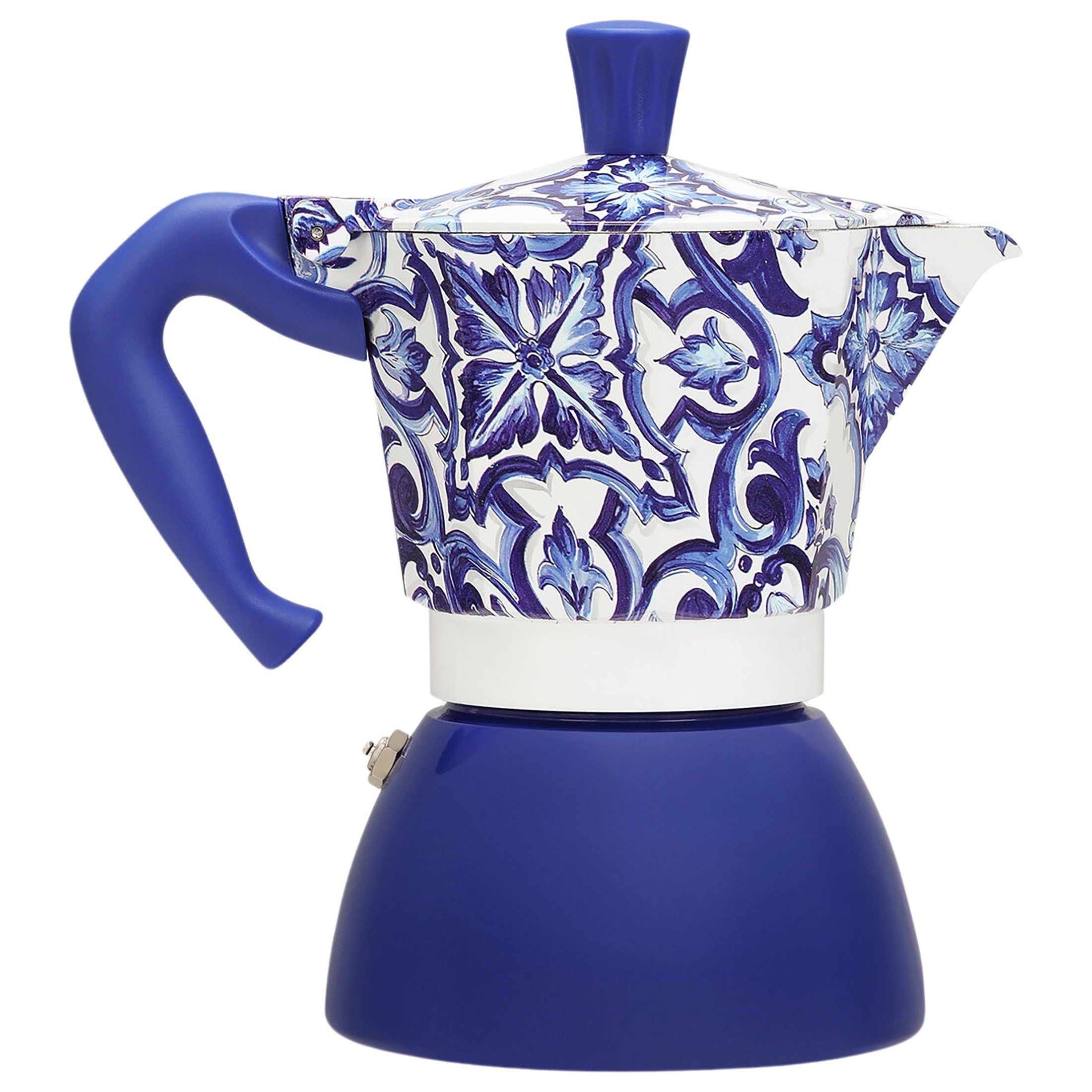 Moka Induction 4 tazze Blu Mediterraneo