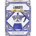 Moka Induction 4 tazze Blu Mediterraneo