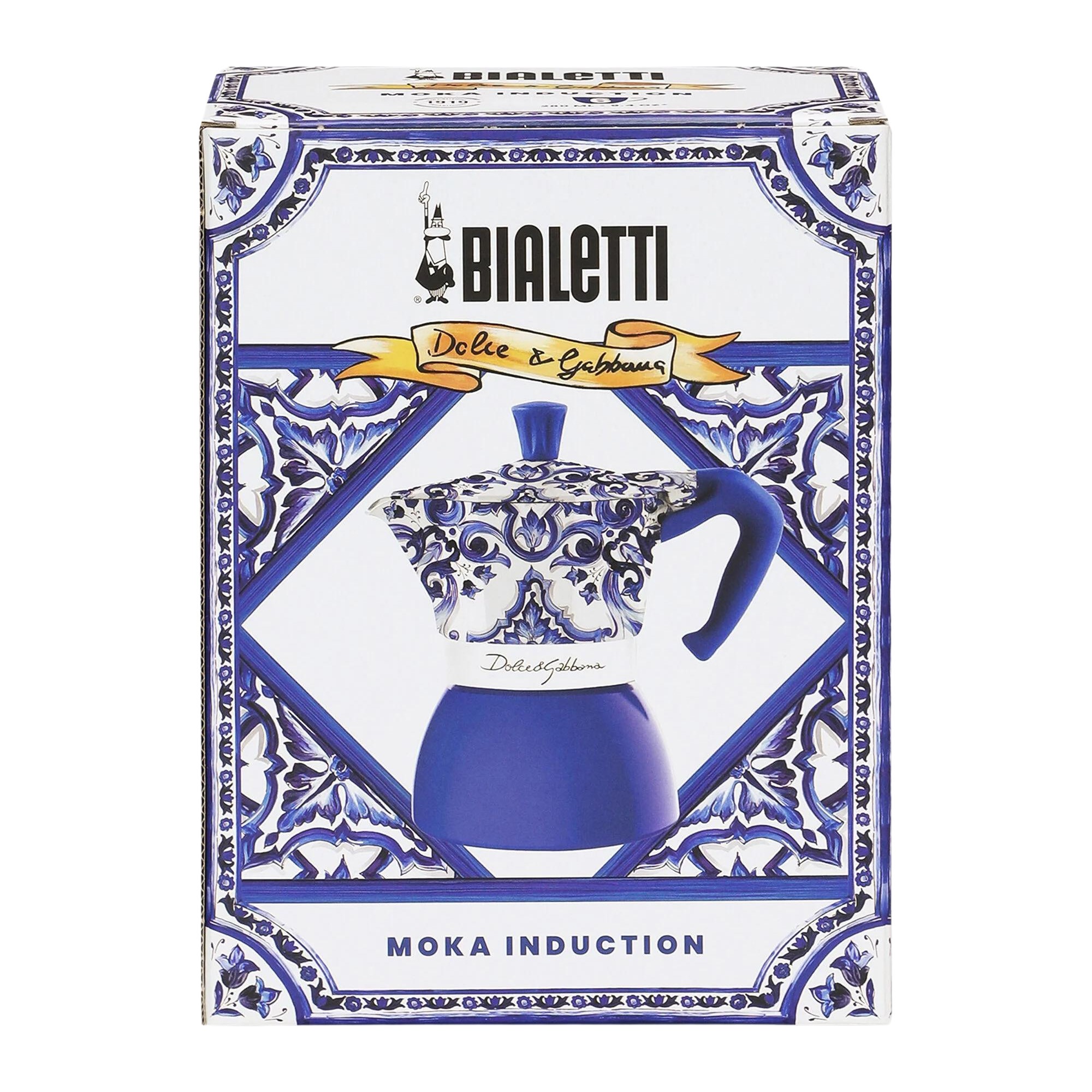 Moka Induction 4 tazze Blu Mediterraneo