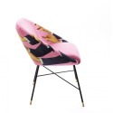 Sedia Imbottita Toiletpaper Lipsticks Pink