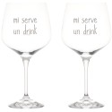 Set 2 Calici Mi Serve Un Drink 82Cl